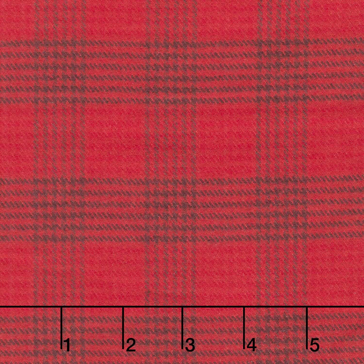 Primo Plaids Flannel - Holiday Cheer Glen Plaid Red Yardage