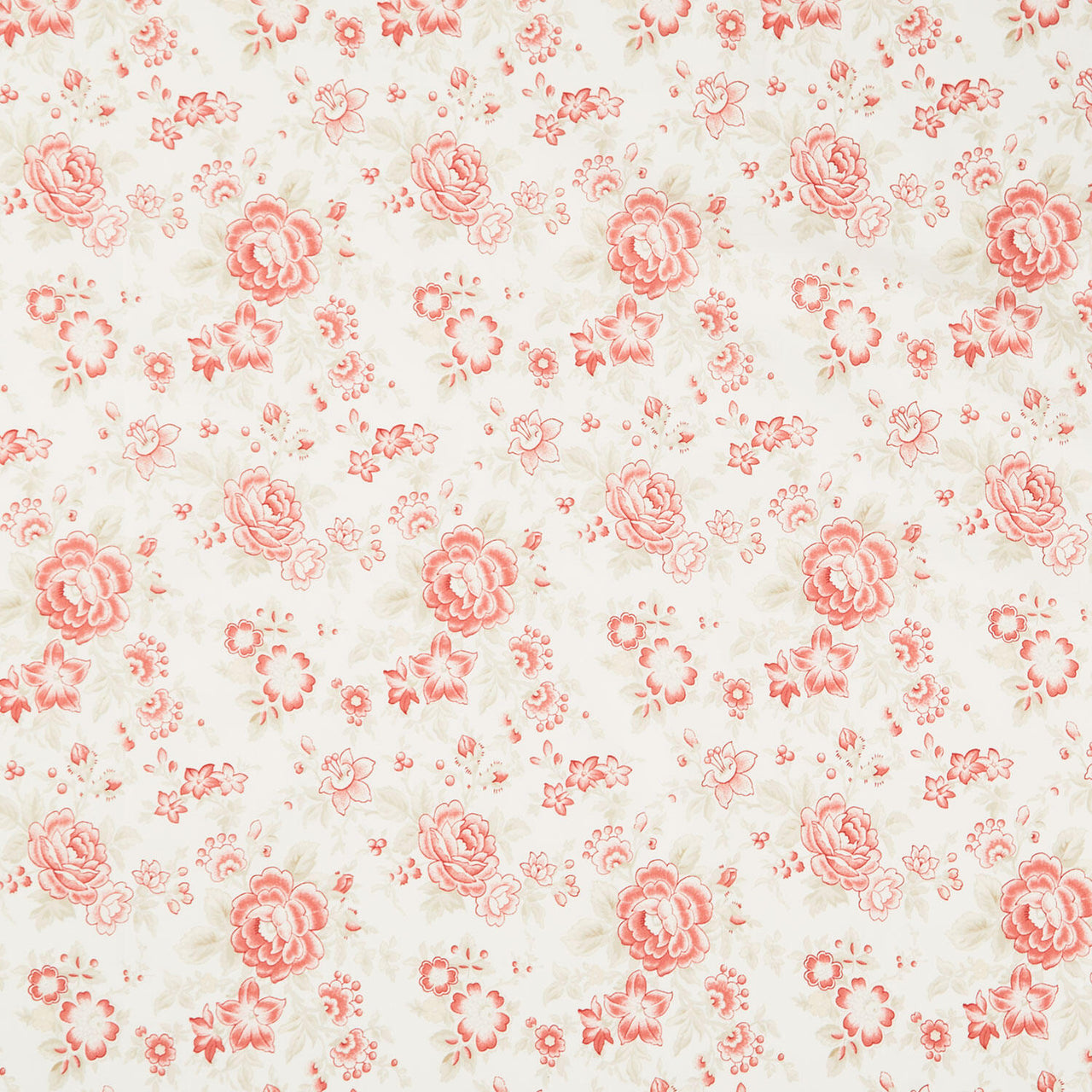 Love Letters - Large Floral Cream Yardage