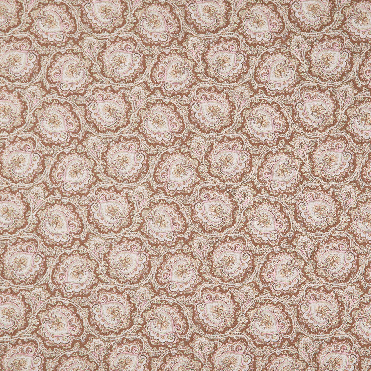 Love Letters - Hearts Brown Yardage