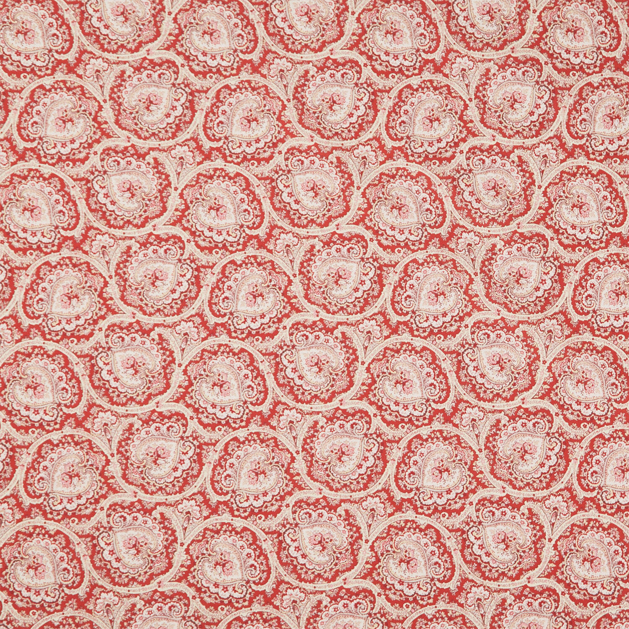 Love Letters - Hearts Red Yardage