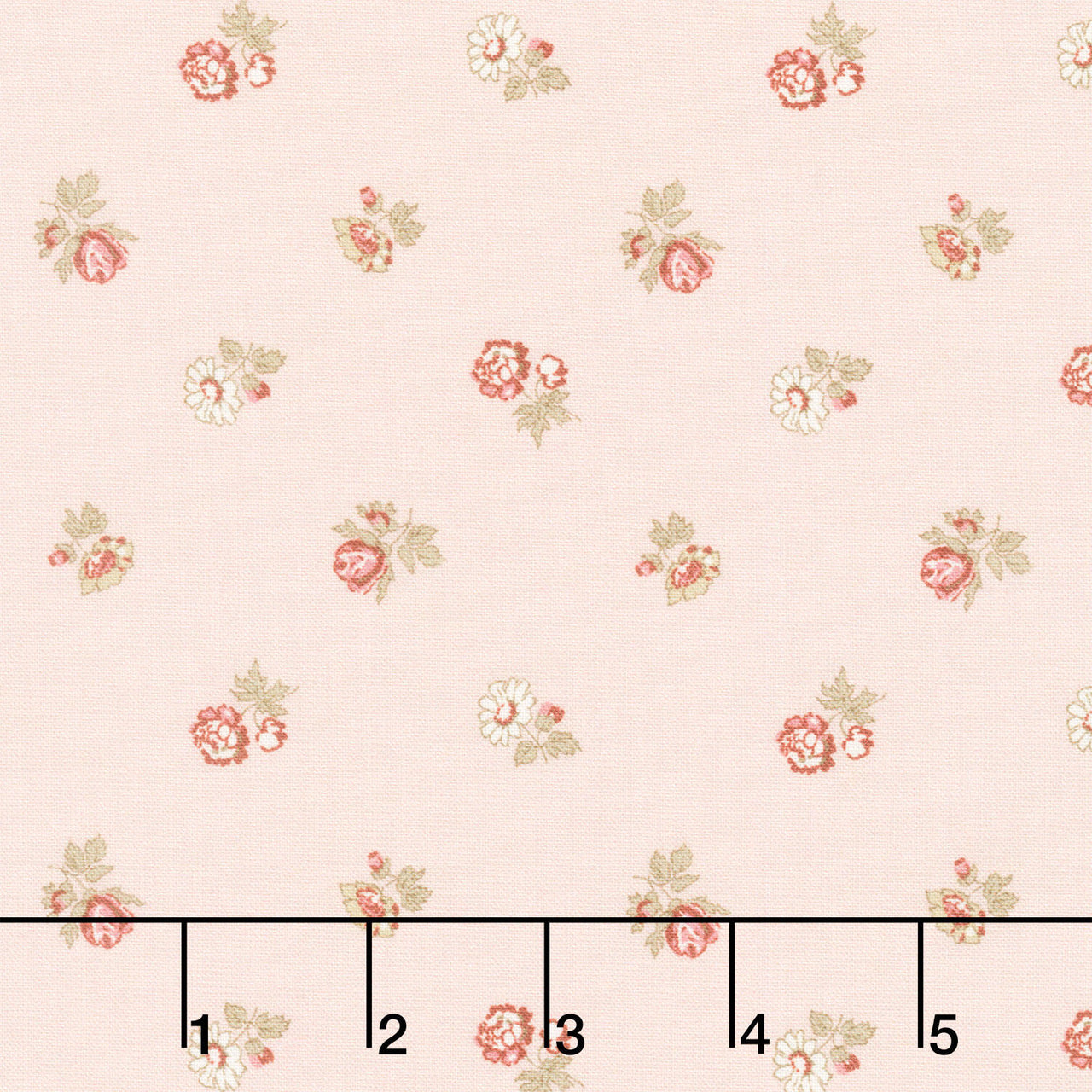 Love Letters - Tossed Floral Pink Yardage