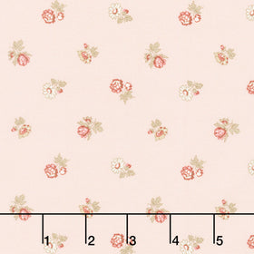 Love Letters - Tossed Floral Pink Yardage