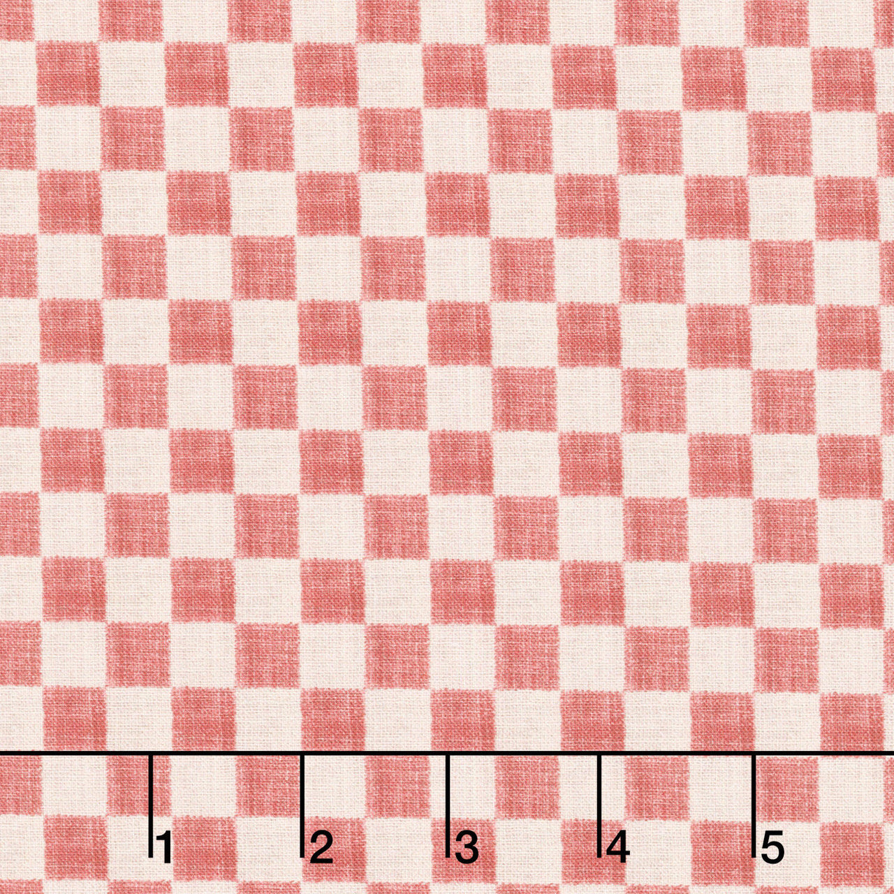 Love Letters - Check Red Yardage