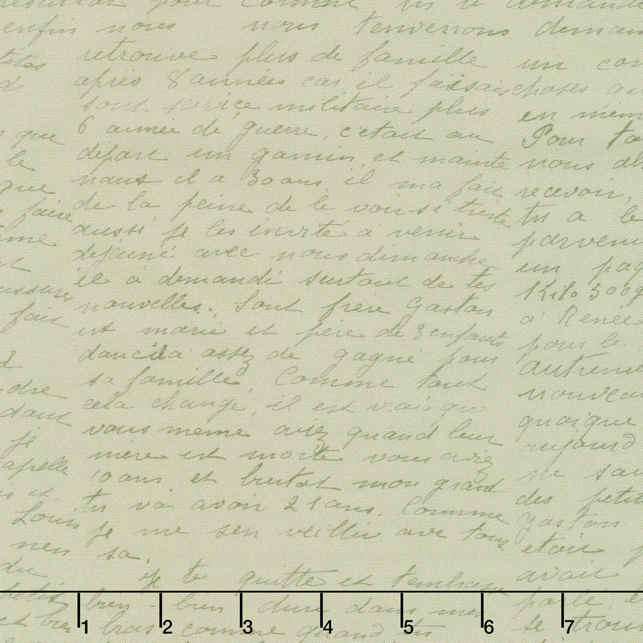 Love Letters - Letters Sage Yardage