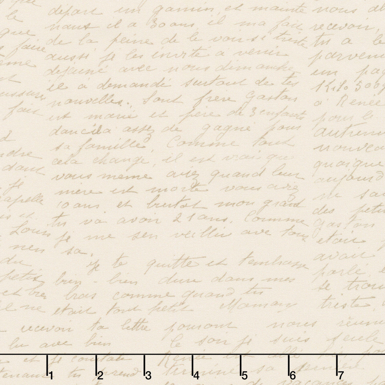 Love Letters - Letters Tan Yardage