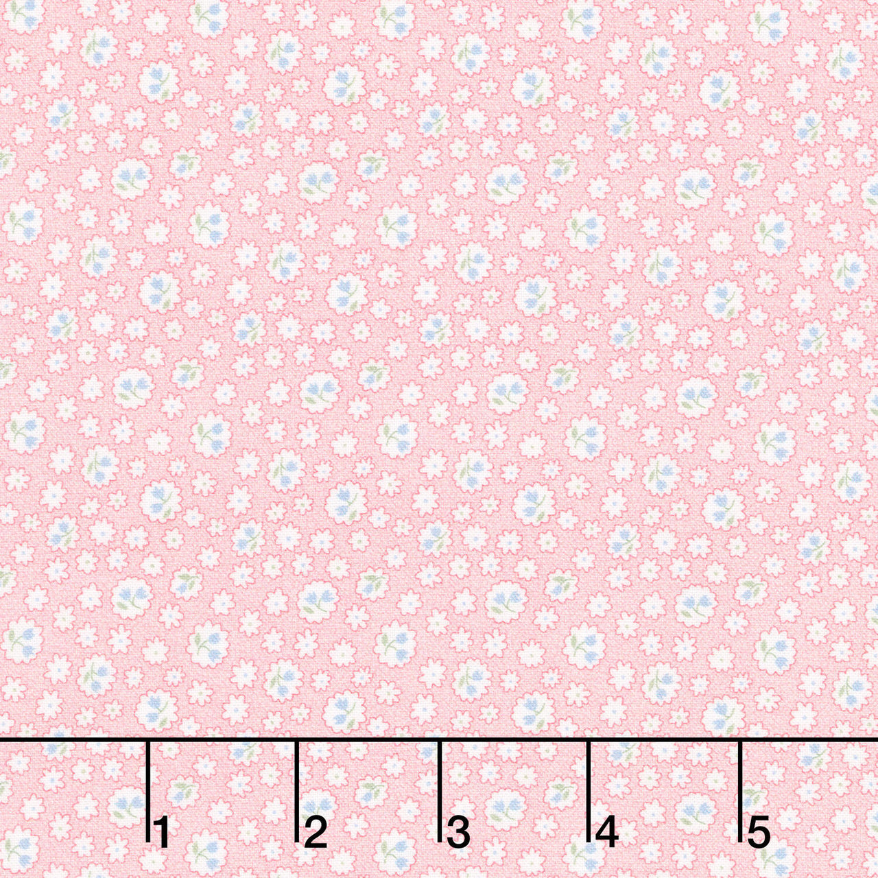 Aunt Grace Rock My Baby - Flower Pink Yardage