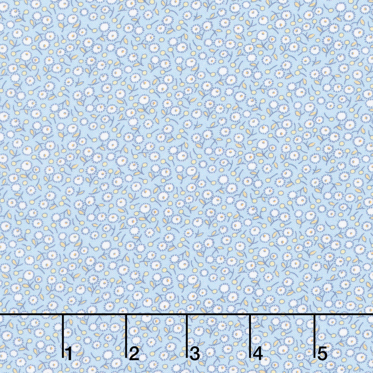 Aunt Grace Rock My Baby - Dandelion Blue Yardage