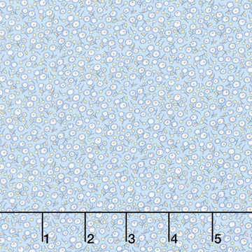 Aunt Grace Rock My Baby - Dandelion Blue Yardage