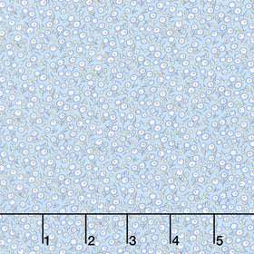 Aunt Grace Rock My Baby - Dandelion Blue Yardage