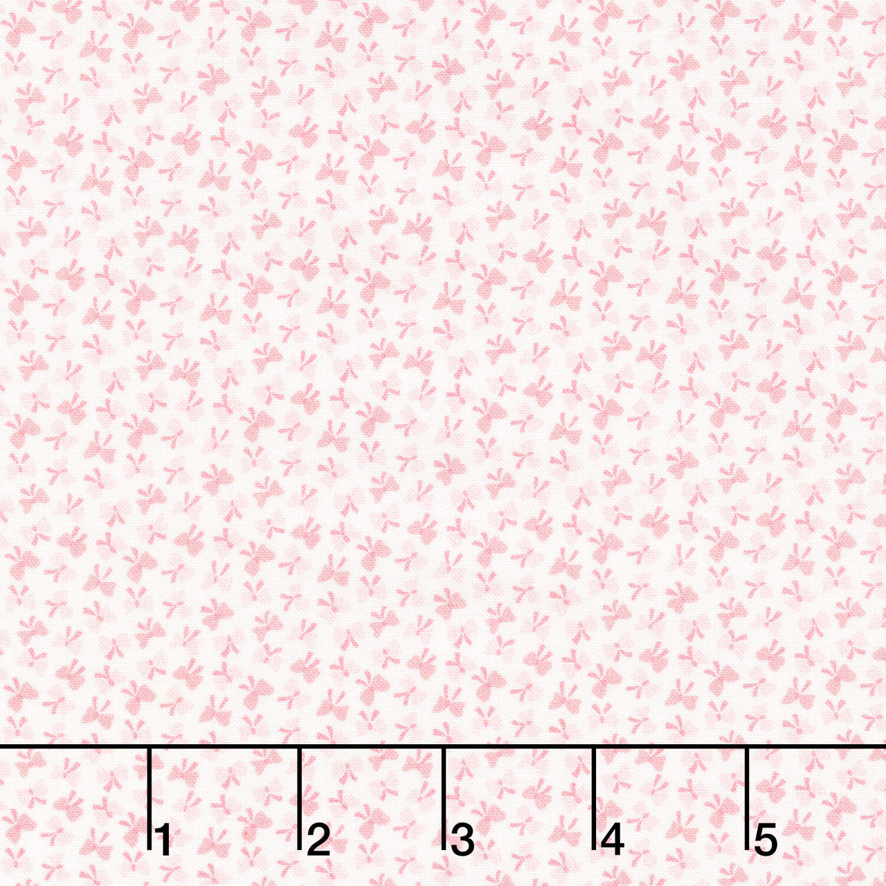 Aunt Grace Rock My Baby - Bows Pink Yardage