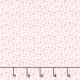 Aunt Grace Rock My Baby - Bows Pink Yardage