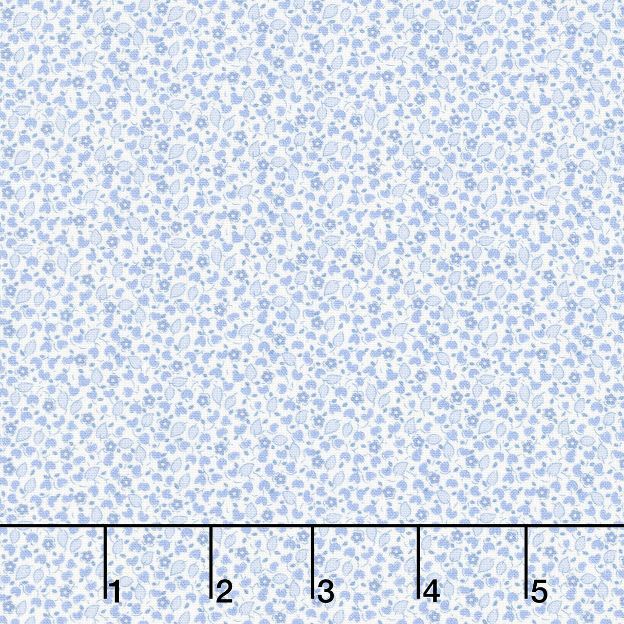 Aunt Grace Rock My Baby - Ditsy Blue Yardage