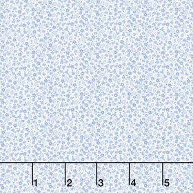 Aunt Grace Rock My Baby - Ditsy Blue Yardage