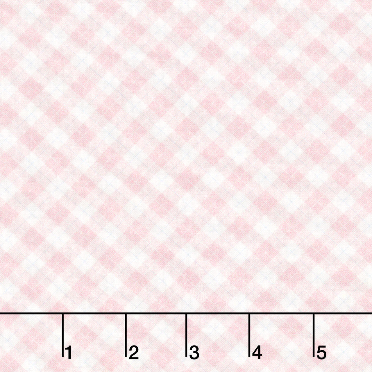 Aunt Grace Rock My Baby - Plaid Pink Yardage
