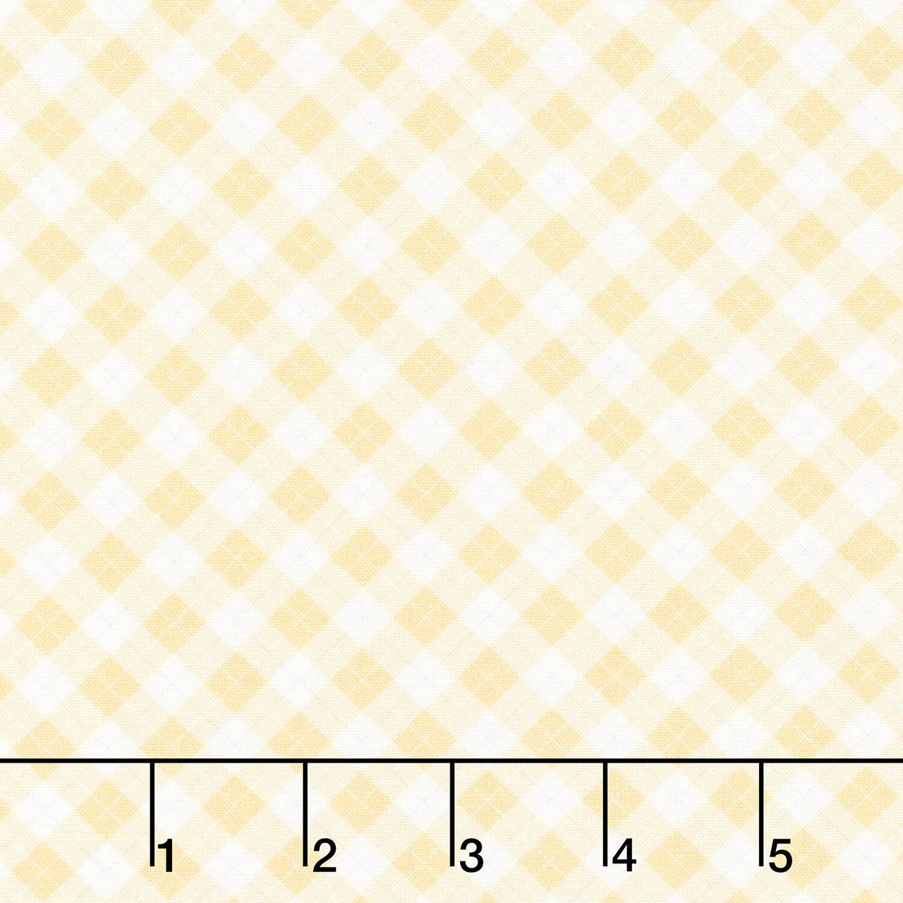 Aunt Grace Rock My Baby - Plaid Yellow Yardage