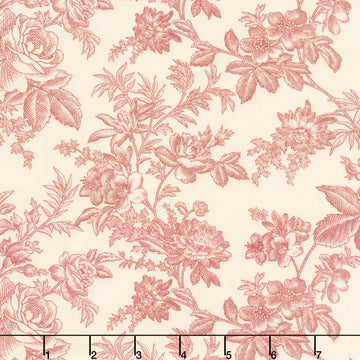 Modern Classics - Toile Red Yardage