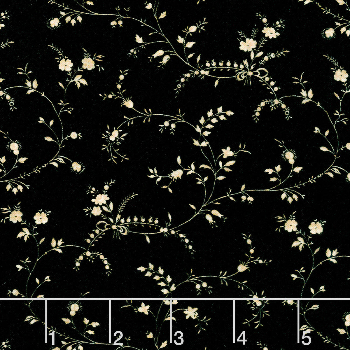 Modern Classics - Wispy Black Yardage