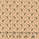 Midnight Cheddar - Paisley Parade Beige Yardage