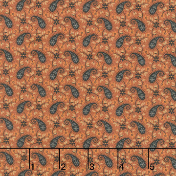 Midnight Cheddar - Paisley Parade Cheddar Yardage