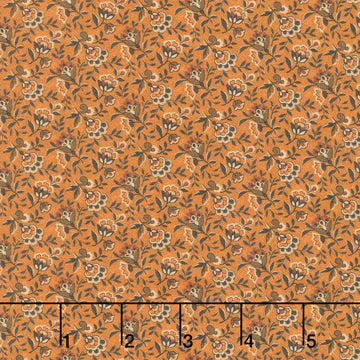 Midnight Cheddar - Fall Flowers Cheddar Yardage