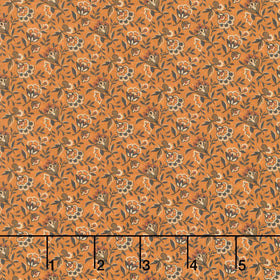 Midnight Cheddar - Fall Flowers Cheddar Yardage