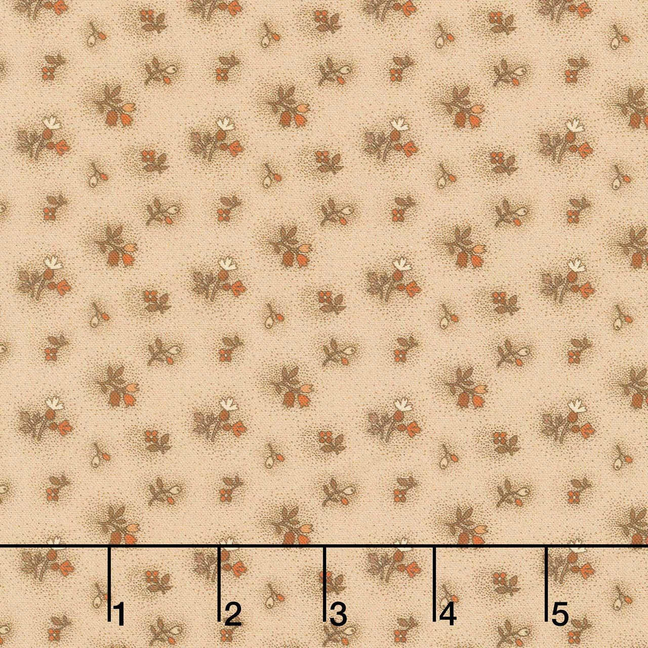 Midnight Cheddar - Cheddar Buds Beige Yardage