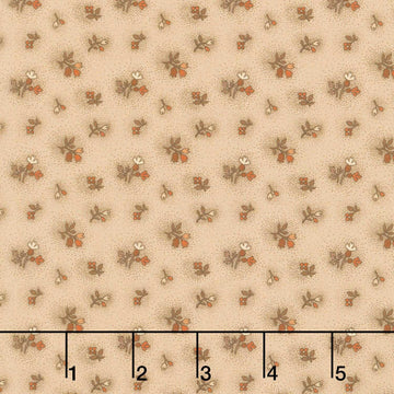 Midnight Cheddar - Cheddar Buds Beige Yardage