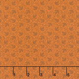 Midnight Cheddar - Transparent Leaves Cheddar Yardage