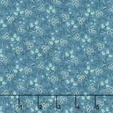 Blue Palisades - Roaming Vine Blue Yardage