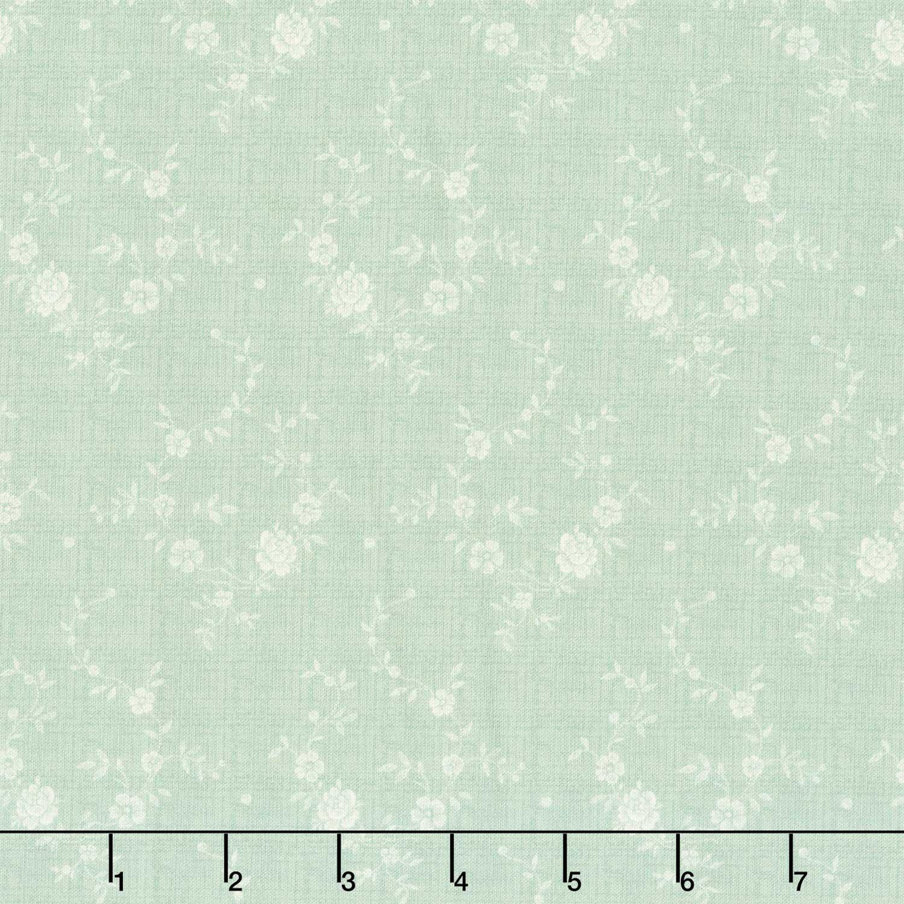 Blue Palisades - Roses Sage Yardage