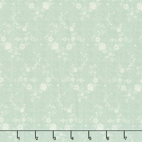 Blue Palisades - Roses Sage Yardage