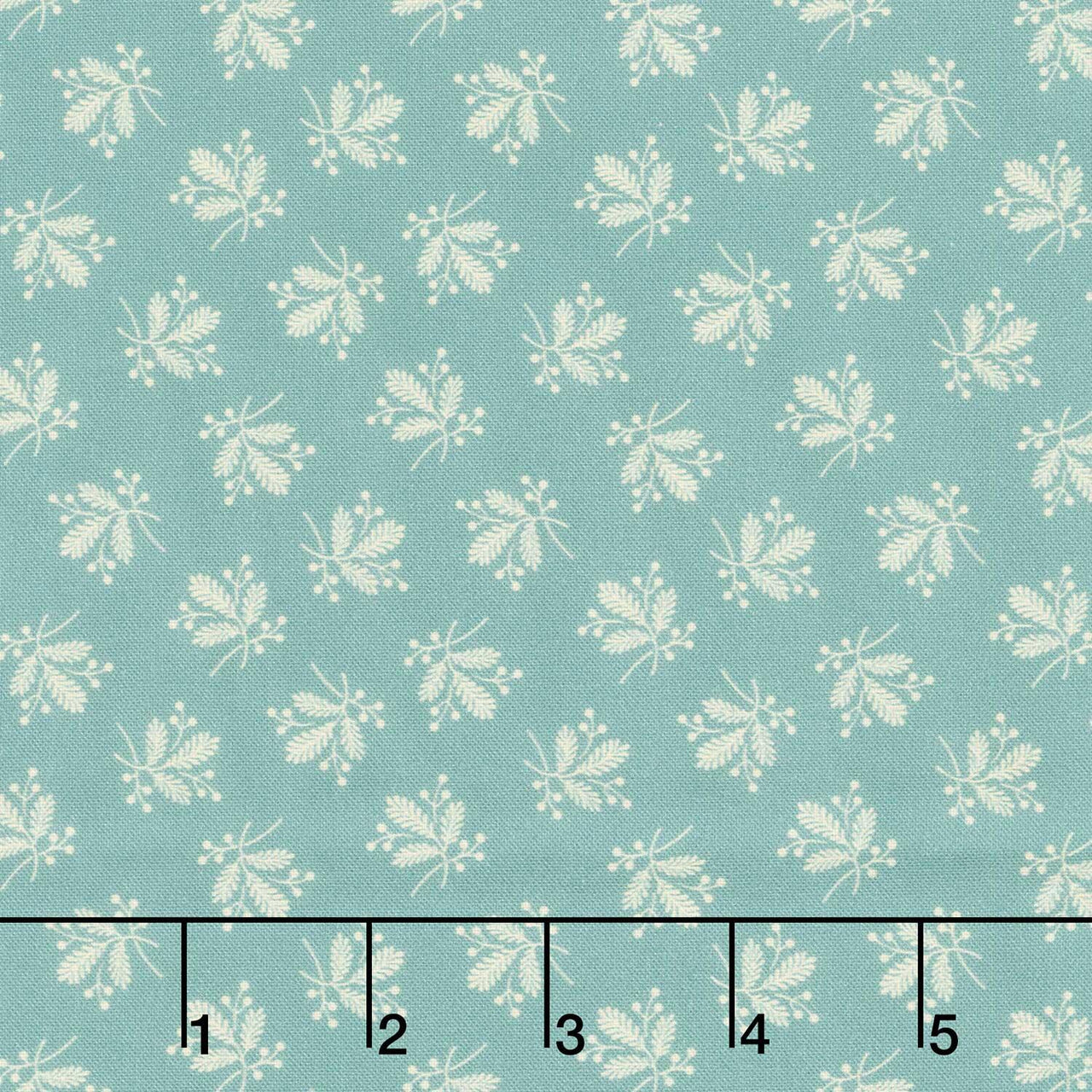 Blue Palisades - Berry Vine Aqua Yardage