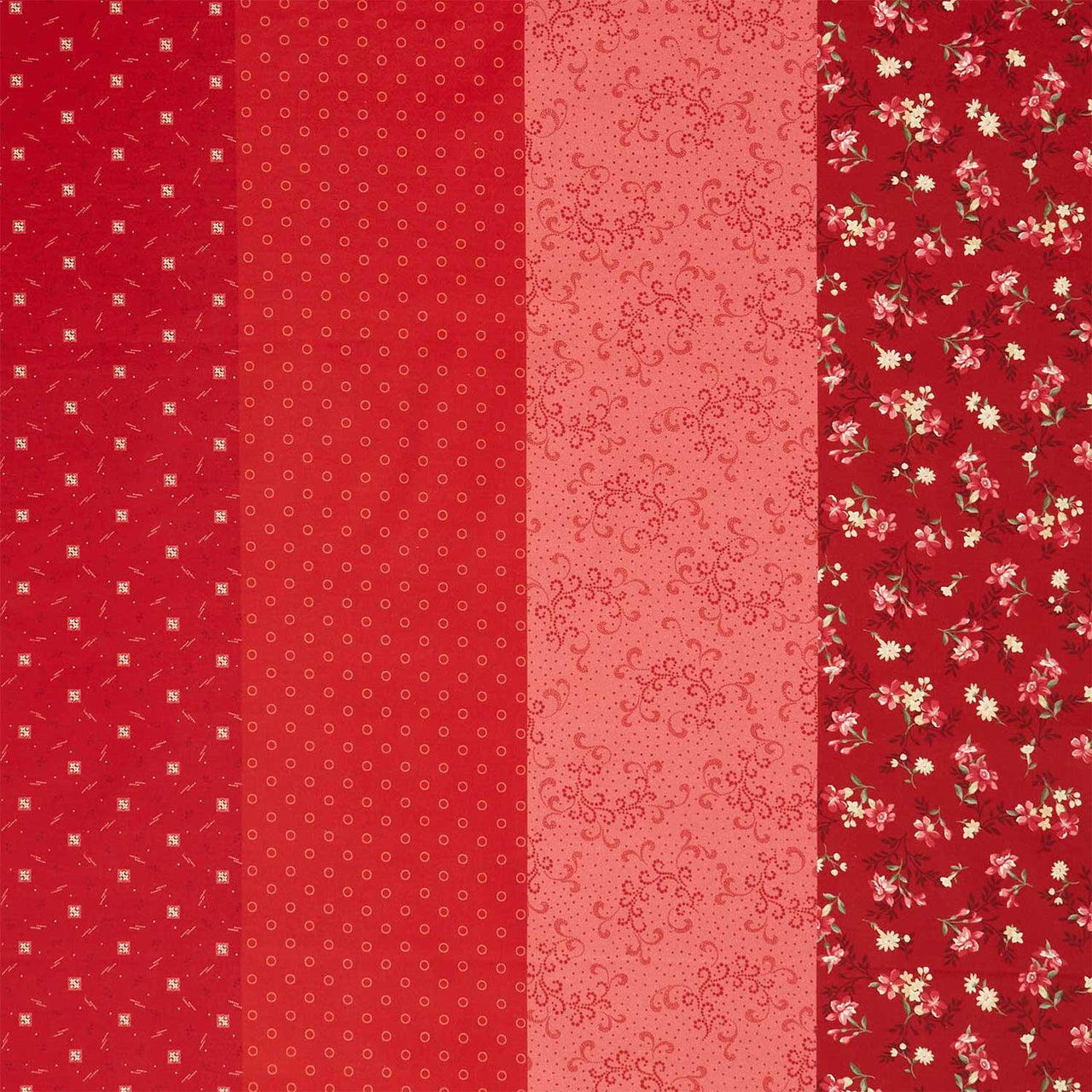 Patrick's Promise - Strip-It 5 1/4" Red Yardage