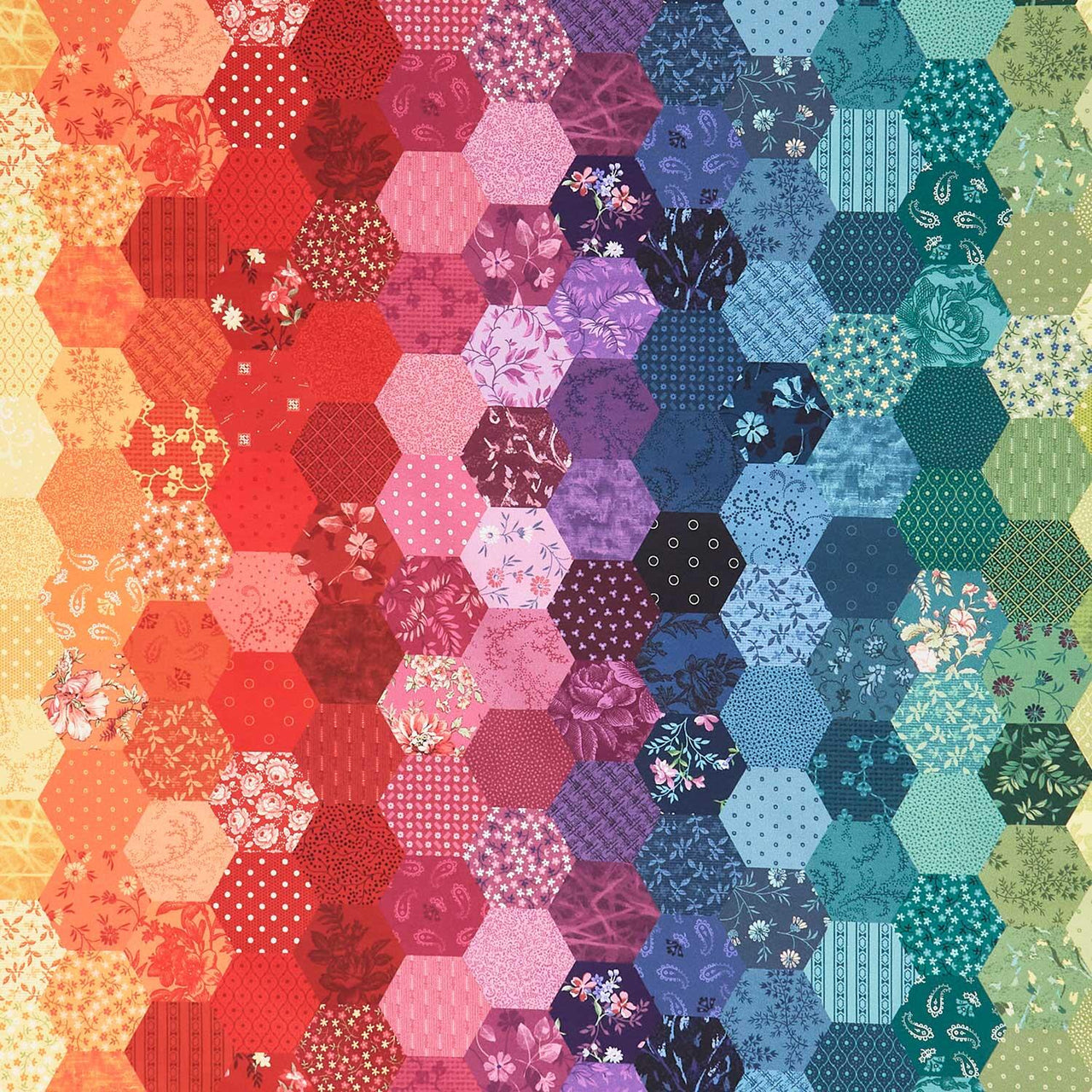 Patrick's Promise - Hexagon Multi Yardage
