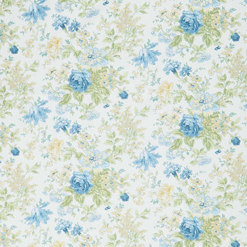 Buttercup & Blues - Large Floral Multi Yardage