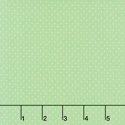 Buttercup & Blues - Dots Green Yardage