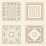 Bandana Bliss - Squares Cream Panel