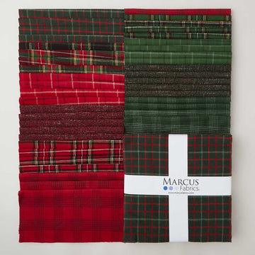 Primo Plaids Flannel - Holiday Cheer 10" Squares