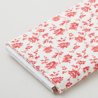 All Our Hearts - Floral Vine Red 5 Yard Bolt