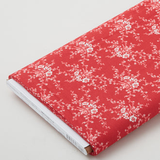 All Our Hearts - Mini Bouquet Red 5 Yard Bolt