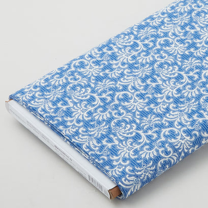 All Our Hearts - Scroll Navy 5 Yard Bolt