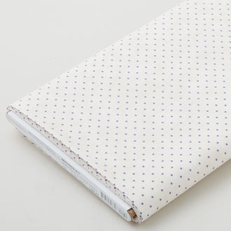 Beautiful Basics - Classic Dot Natural/Purple 5 Yard Bolt