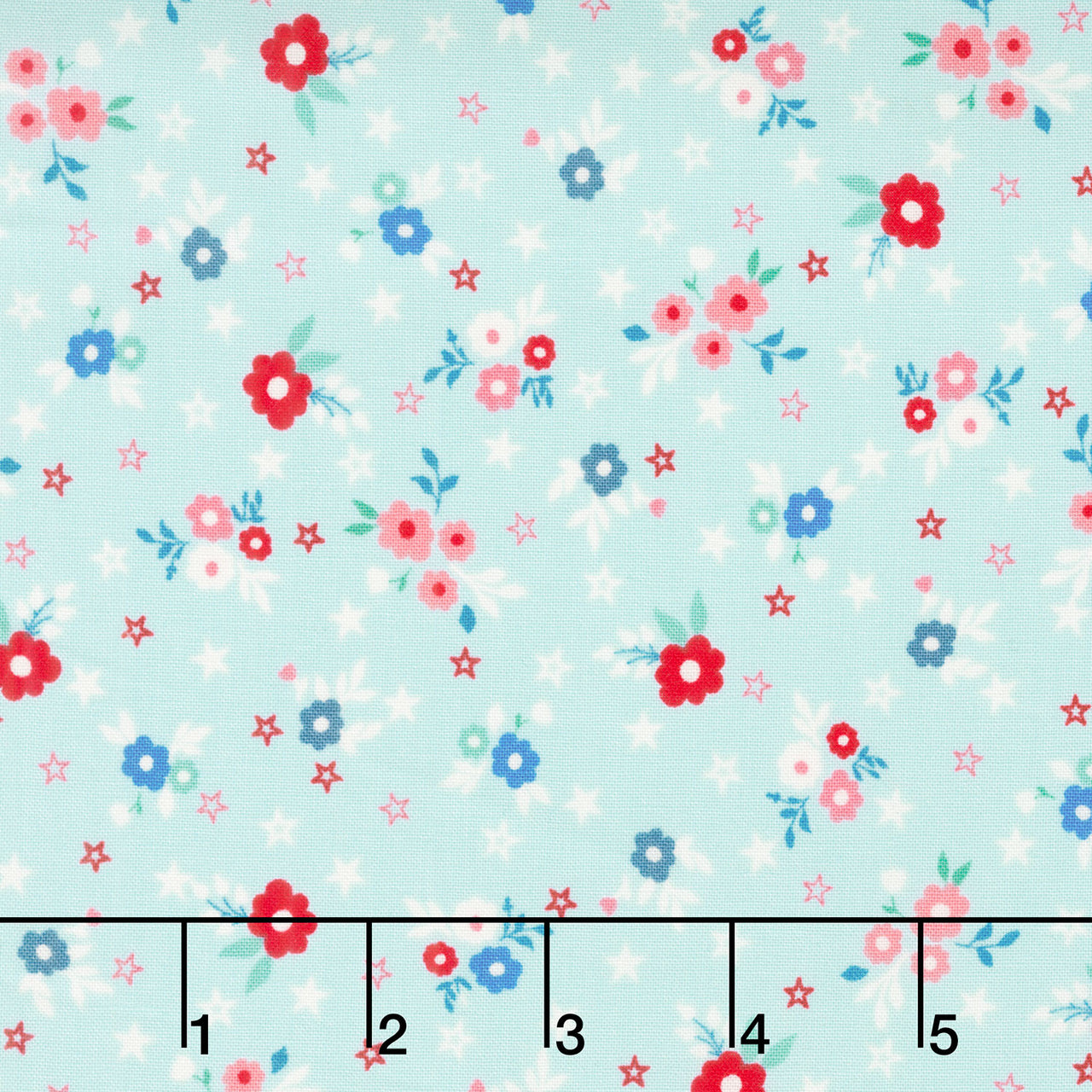 Star Spangled Beauty - Bouquets Aqua Yardage