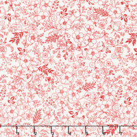 Star Spangled Beauty - Toile Red Yardage