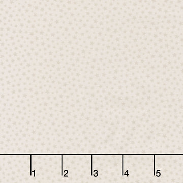 Star Spangled Beauty - Sparkle Stars Soft White Yardage