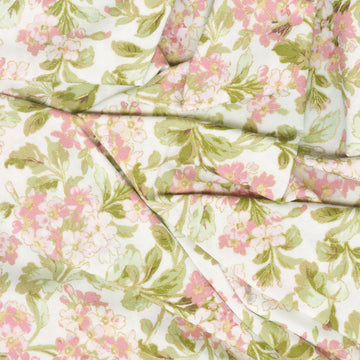 Grand Entrance - Traveling Phlox Cream Metallic Yardage