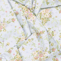 Grand Entrance - Scattered Bouquet Light Purple Metallic Yardage