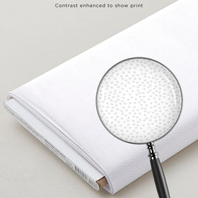 Solitaire Whites - Ultra White Dots 8 Yard Bolt