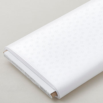Solitaire Whites - Ultra White Star Silhouettes 8 Yard Bolt