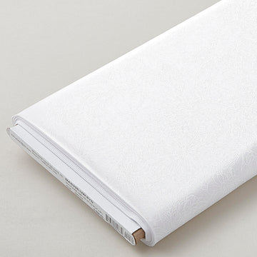Solitaire Whites - Ultra White Blossom 8 Yard Bolt